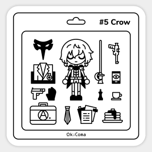 Crow kit (black version) Sticker